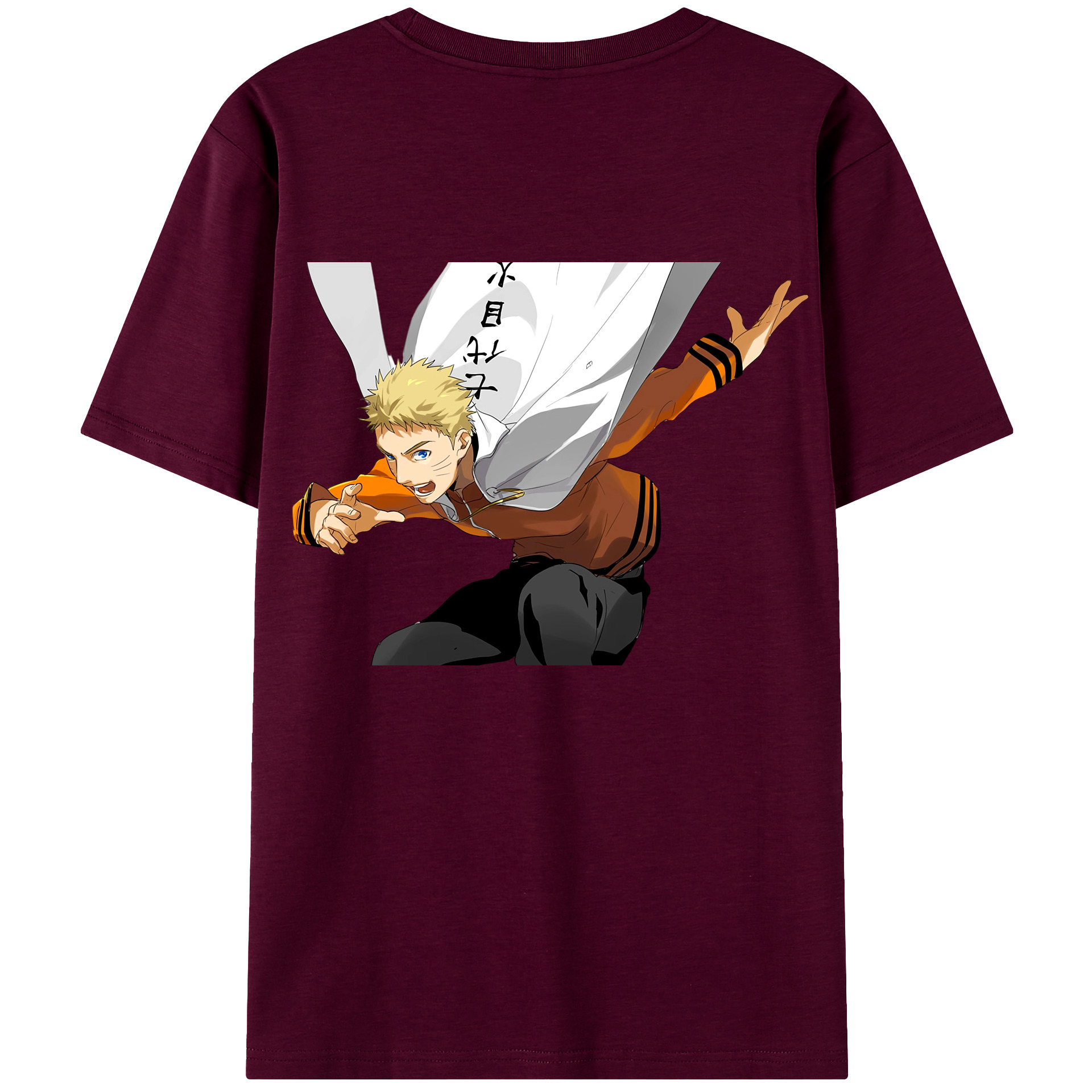 （画像用） NARUTO -ナルト- うずまき ナルト Uzumaki Naruto レディース半袖Tシャツ(バックプリント)